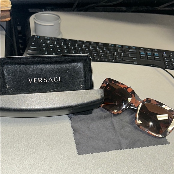 AUTHENTIC Versace Tortoise Shell Sunglasses